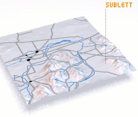 3d view of Sublett