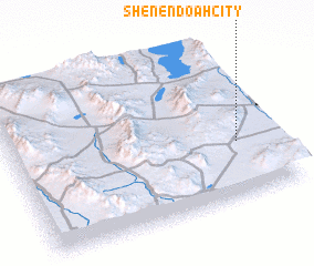 3d view of Shenendoah City