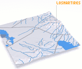 3d view of Los Mártires