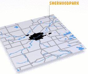 3d view of Sherwood Park