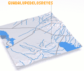 3d view of Guadalupe de los Reyes