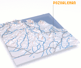 3d view of Pozo Alemán