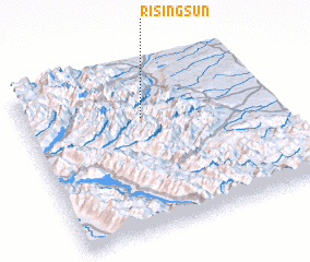 3d view of Rising Sun