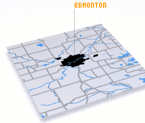 3d view of Edmonton