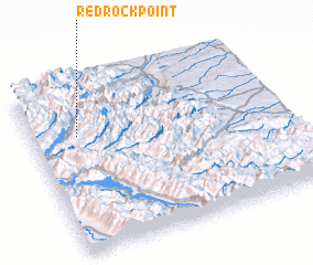 3d view of Red Rock Point