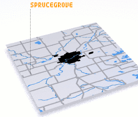 3d view of Spruce Grove