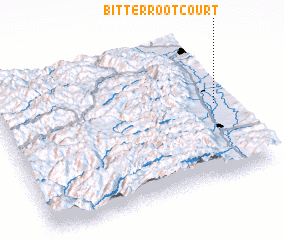 3d view of Bitterroot Court