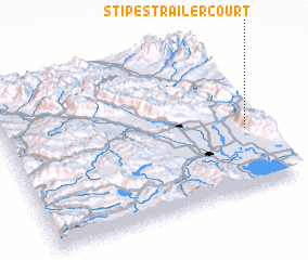 3d view of Stipes Trailer Court