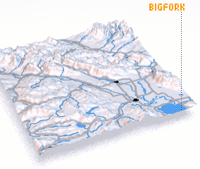 3d view of Bigfork