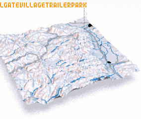 3d view of Old Hellgate Village Trailer Park