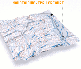 3d view of Mountain View Trailer Court