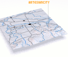 3d view of Artesian City