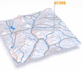 3d view of Acoma