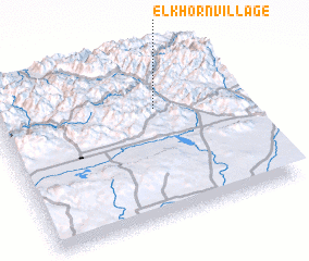 3d view of Elkhorn Village