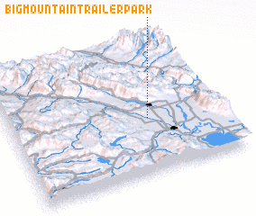 3d view of Big Mountain Trailer Park