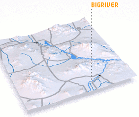 3d view of Big River