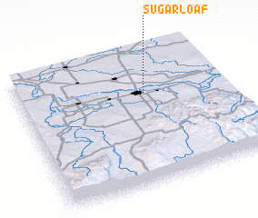 3d view of Sugar Loaf