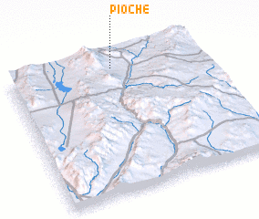 3d view of Pioche