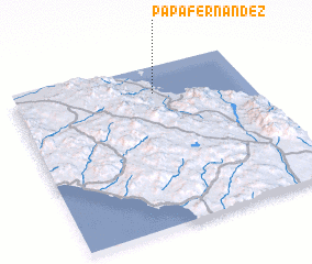 3d view of Papá Fernández