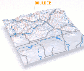 3d view of Boulder