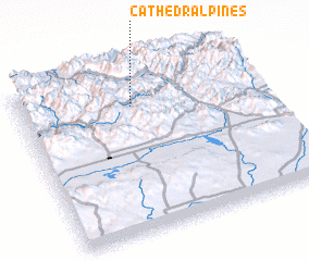 3d view of Cathedral Pines