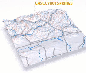 3d view of Easley Hot Springs