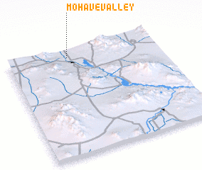 3d view of Mohave Valley
