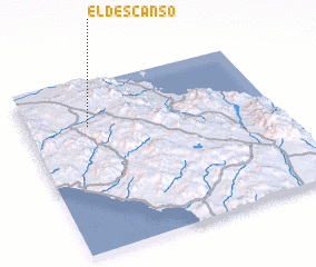 3d view of El Descanso