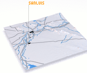 3d view of San Luis