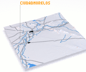 3d view of Ciudad Morelos