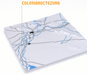 3d view of Colonia Moctezuma