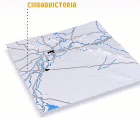 3d view of Ciudad Victoria