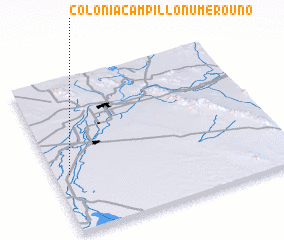 3d view of Colonia Campillo Numero Uno