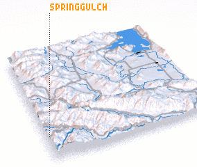 3d view of Spring Gulch