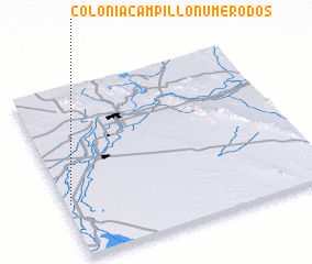 3d view of Colonia Campillo Numero Dos