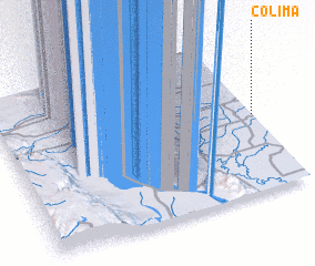 3d view of Colima
