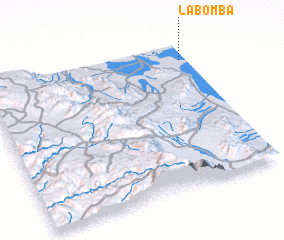 3d view of La Bomba