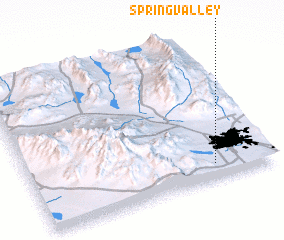 3d view of Spring Valley
