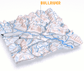 3d view of Bull River