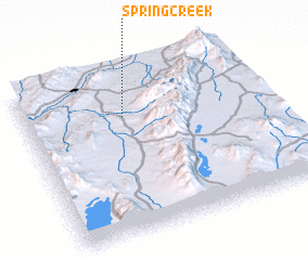 3d view of Spring Creek