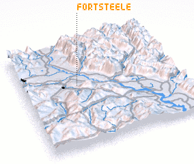 3d view of Fort Steele