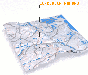 3d view of Cerro de la Trinidad