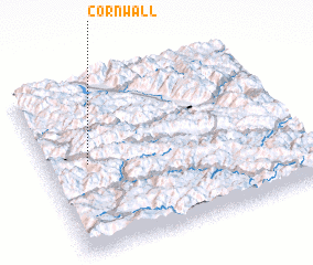 3d view of Cornwall