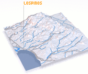 3d view of Los Pinos