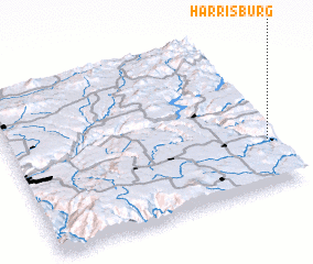 3d view of Harrisburg