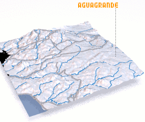 3d view of Agua Grande