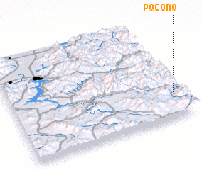 3d view of Pocono