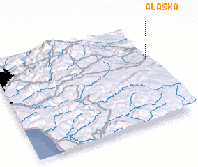 3d view of Alaska