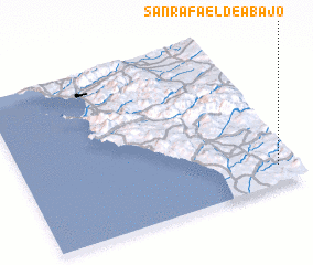 3d view of San Rafael de Abajo