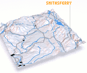 3d view of Smiths Ferry
